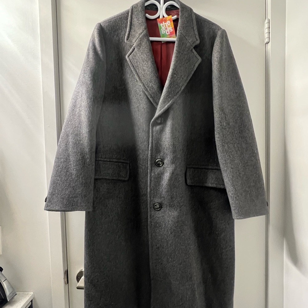 RARE - VINTAGE Sears Gray Timeless Wool Cashmere Coat